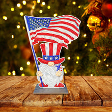 Load image into Gallery viewer, American Goblin Diamonds Painting Ornament Wooden DIY Single Crystal Drill Craft
