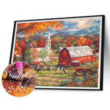 Load image into Gallery viewer, Harvest Farm 40*30CM(Canvas) Full Round Drill Diamond Painting
