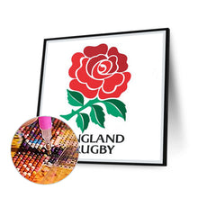 Load image into Gallery viewer, England Rugby Team 30*30CM(Canvas) Full Round Drill Diamond Painting
