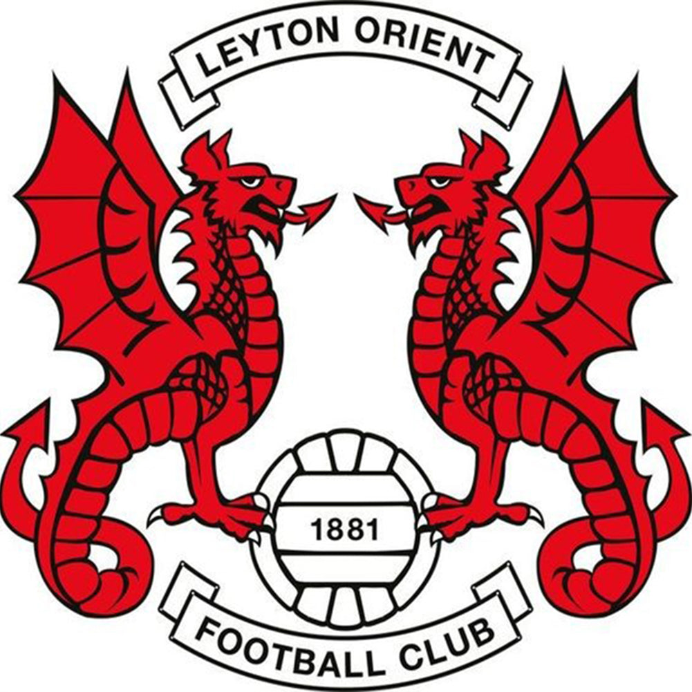 Leyton Orient Fc Football Team 35*35CM(Canvas) Full Round Drill Diamond Painting