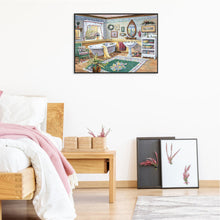 Load image into Gallery viewer, Bathroom 40*30CM(Canvas) Full Round Drill Diamond Painting
