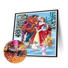 Load image into Gallery viewer, Beauty And The Beast 40*40CM(Canvas) Full Round Drill Diamond Painting
