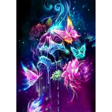 Load image into Gallery viewer, Skull 40*50CM(Canvas) Full Round Drill Diamond Painting
