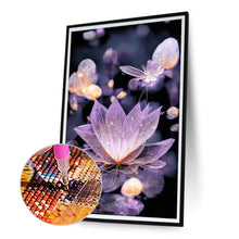 Load image into Gallery viewer, Water Drop Lotus 40*70CM(Canvas) Full Round Drill Diamond Painting
