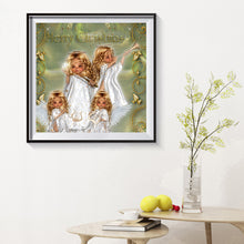 Load image into Gallery viewer, Christmas Angel Concert 40*40CM(Canvas) Full Round Drill Diamond Painting
