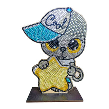 Load image into Gallery viewer, DIY Table Ornament Single Side Drill Cartoon Wooden for Kids Gift (GH013)
