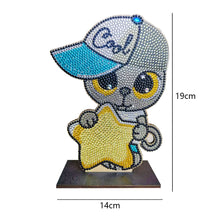 Load image into Gallery viewer, DIY Table Ornament Single Side Drill Cartoon Wooden for Kids Gift (GH013)
