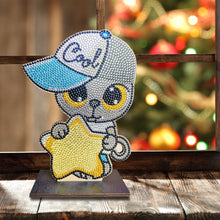 Load image into Gallery viewer, DIY Table Ornament Single Side Drill Cartoon Wooden for Kids Gift (GH013)
