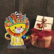 Load image into Gallery viewer, DIY Table Ornament Single Side Drill Cartoon Wooden for Kids Gift (GH017)
