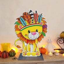 Load image into Gallery viewer, DIY Table Ornament Single Side Drill Cartoon Wooden for Kids Gift (GH017)
