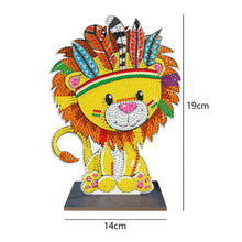 Load image into Gallery viewer, DIY Table Ornament Single Side Drill Cartoon Wooden for Kids Gift (GH017)
