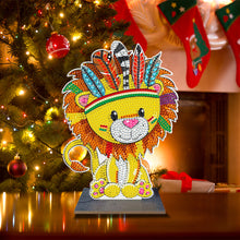 Load image into Gallery viewer, DIY Table Ornament Single Side Drill Cartoon Wooden for Kids Gift (GH017)
