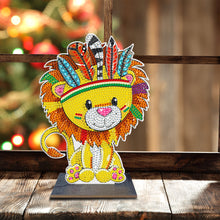 Load image into Gallery viewer, DIY Table Ornament Single Side Drill Cartoon Wooden for Kids Gift (GH017)
