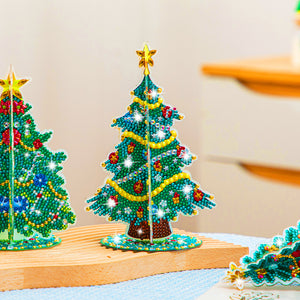 DIY Diamonds Painting Ornament Christmas Tree Special-shaped Drill Art (SS03)