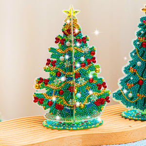 DIY Diamonds Painting Ornament Christmas Tree Special-shaped Drill Art (SS01)