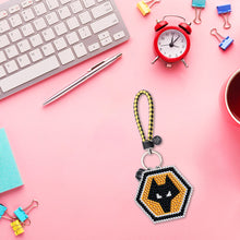 Load image into Gallery viewer, DIY Diamonds Painting Keychain Wolves Football Club Badge Art Crafts (YS0105)
