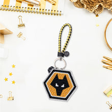 Load image into Gallery viewer, DIY Diamonds Painting Keychain Wolves Football Club Badge Art Crafts (YS0105)
