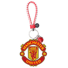 Load image into Gallery viewer, DIY Diamonds Painting Keychain Football Club Badge Handmade Art Gift (YS0106)
