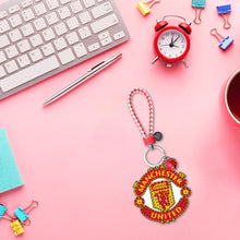 Load image into Gallery viewer, DIY Diamonds Painting Keychain Football Club Badge Handmade Art Gift (YS0106)
