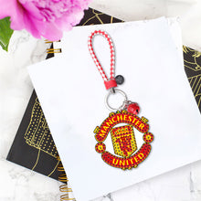 Load image into Gallery viewer, DIY Diamonds Painting Keychain Football Club Badge Handmade Art Gift (YS0106)
