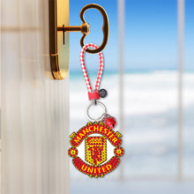 Load image into Gallery viewer, DIY Diamonds Painting Keychain Football Club Badge Handmade Art Gift (YS0106)
