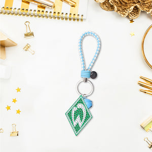 DIY Diamonds Painting Keychain Werder Bremen Football Club Badge Crafts (YS0107)