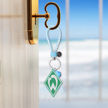 Load image into Gallery viewer, DIY Diamonds Painting Keychain Werder Bremen Football Club Badge Crafts (YS0107)
