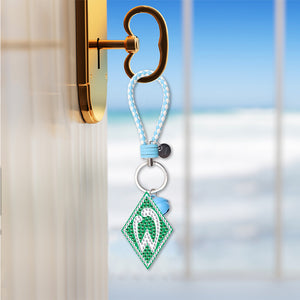 DIY Diamonds Painting Keychain Werder Bremen Football Club Badge Crafts (YS0107)