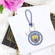 Load image into Gallery viewer, DIY Diamonds Painting Keychain Football Club Badge Handmade Art Gift (YS0108)
