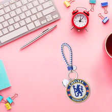 Load image into Gallery viewer, DIY Diamonds Painting Keychain Chelsea Football Club Badge Art Crafts (YS0109)
