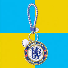 Load image into Gallery viewer, DIY Diamonds Painting Keychain Chelsea Football Club Badge Art Crafts (YS0109)
