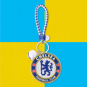 DIY Diamonds Painting Keychain Chelsea Football Club Badge Art Crafts (YS0109)