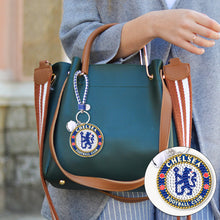 Load image into Gallery viewer, DIY Diamonds Painting Keychain Chelsea Football Club Badge Art Crafts (YS0109)
