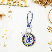 Load image into Gallery viewer, DIY Diamonds Painting Keychain Chelsea Football Club Badge Art Crafts (YS0109)
