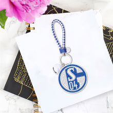 Load image into Gallery viewer, DIY Diamonds Painting Keychain Schalke 04 Football Club Badge Art Craft (YS0110)
