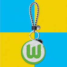 Load image into Gallery viewer, DIY Diamonds Painting Keychain Wolfsburg Football Club Badge Art Crafts (YS0111)
