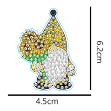 Load image into Gallery viewer, 12pcs Key Ring Art Crafts DIY Diamonds Drawing Keychain Handmade Bag Accessories
