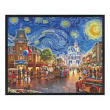 Load image into Gallery viewer, Streetscape (50*40CM) 11CT 3 Stamped Cross Stitch
