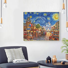 Load image into Gallery viewer, Streetscape (50*40CM) 11CT 3 Stamped Cross Stitch
