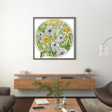 Load image into Gallery viewer, Joy Sunday Dandelion (23*23CM) 14CT 2 Stamped Cross Stitch
