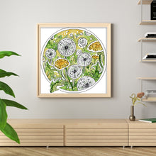 Load image into Gallery viewer, Joy Sunday Dandelion (23*23CM) 14CT 2 Stamped Cross Stitch
