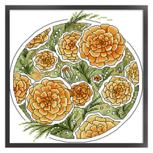 Load image into Gallery viewer, Joy Sunday Flower (26*27CM) 14CT 2 Stamped Cross Stitch
