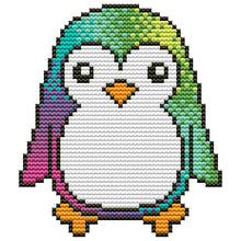 Load image into Gallery viewer, Joy Sunday Penguin (14*15CM) 14CT 2 Stamped Cross Stitch
