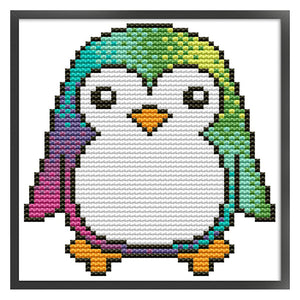 Joy Sunday Penguin (14*15CM) 14CT 2 Stamped Cross Stitch