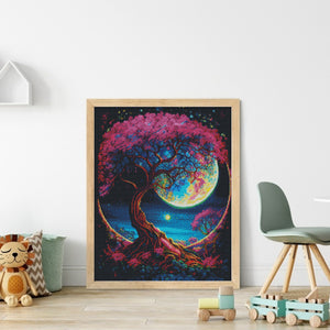 Tree (40*50CM) 11CT 3 Stamped Cross Stitch