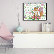 Load image into Gallery viewer, Joy Sunday Fox (35*31CM) 14CT 2 Stamped Cross Stitch
