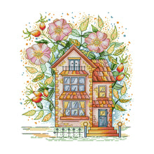 Load image into Gallery viewer, Joy Sunday Rose (29*32CM) 14CT 2 Stamped Cross Stitch
