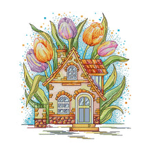 Load image into Gallery viewer, Joy Sunday Tulip (29*34CM) 14CT 2 Stamped Cross Stitch
