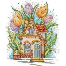 Load image into Gallery viewer, Joy Sunday Tulip (29*34CM) 14CT 2 Stamped Cross Stitch

