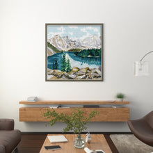 Load image into Gallery viewer, Joy Sunday Lake (30*30CM) 14CT 2 Stamped Cross Stitch
